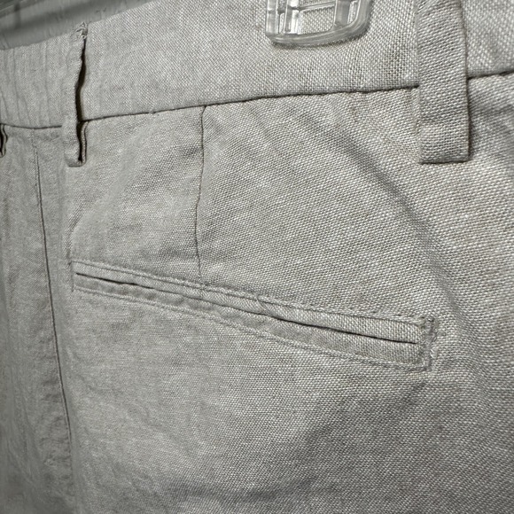 Old Navy Men's 90's Straight Linen-Blend Chino Pants 32x30 55% Linen 45% Cotton - Picture 6 of 9